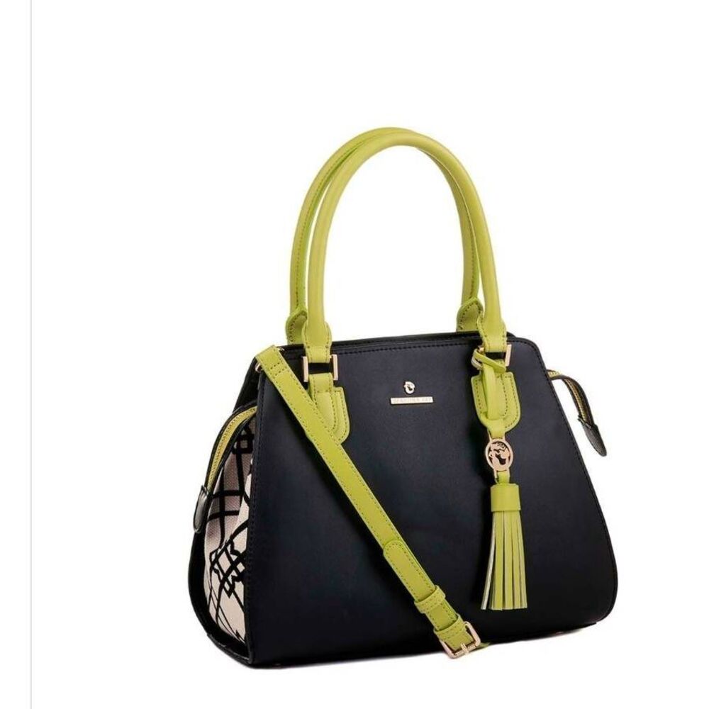 Spartina 499 Seven Oaks Alloy Satchel Leather and Linen